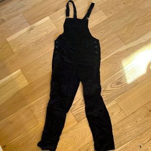 Velvet overalls, size 8